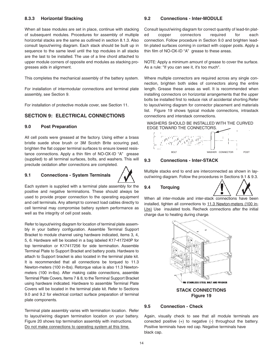 Exide Technologies Section 92.80 User Manual | Page 14 / 28