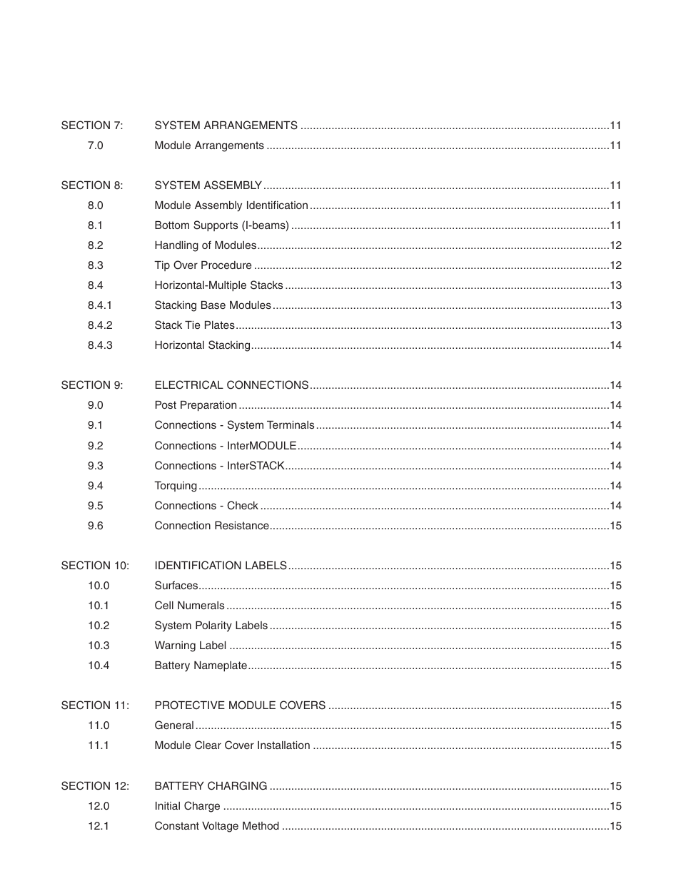 Exide Technologies Section 92.80 User Manual | Page 3 / 28