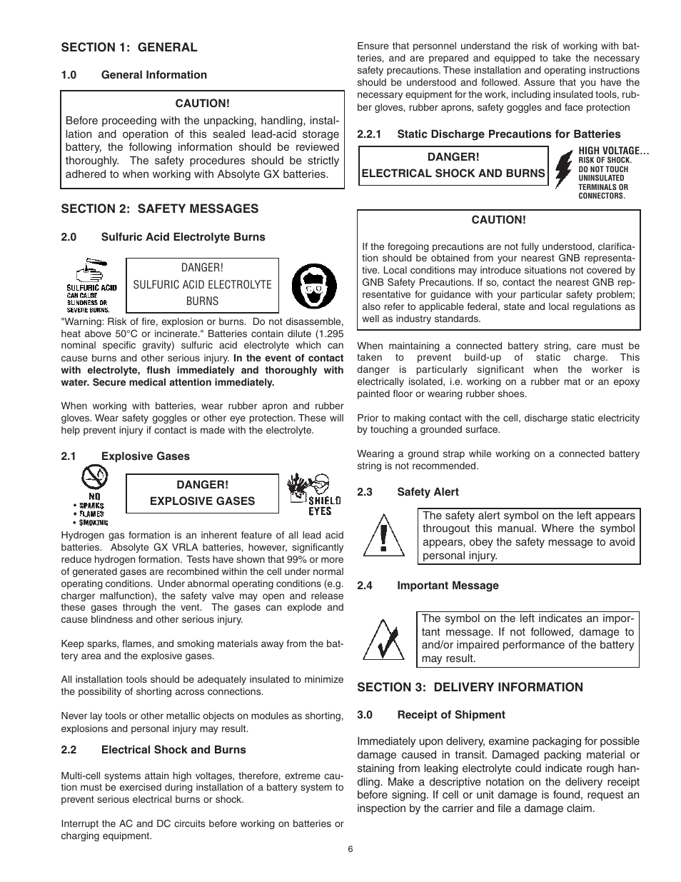 Exide Technologies Section 92.80 User Manual | Page 6 / 28
