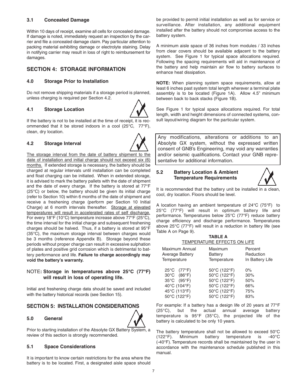 Exide Technologies Section 92.80 User Manual | Page 7 / 28