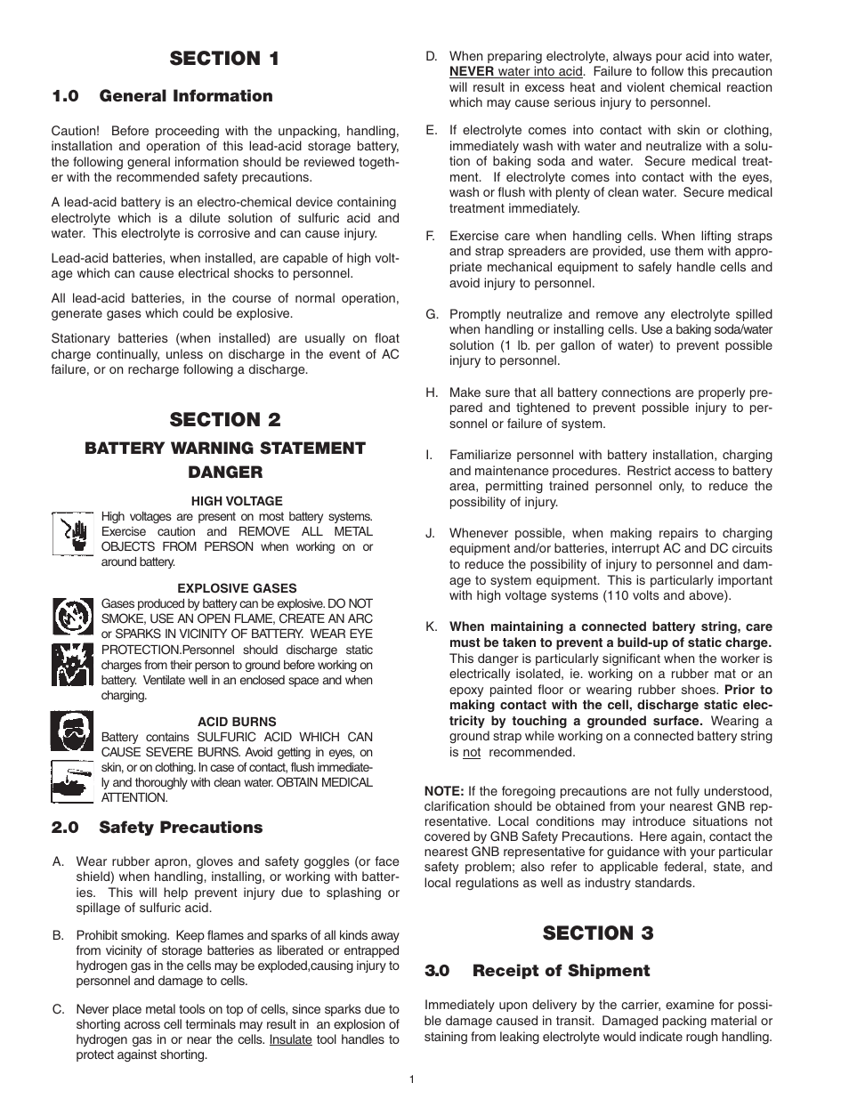 Exide Technologies Section 93.10 User Manual | Page 4 / 20