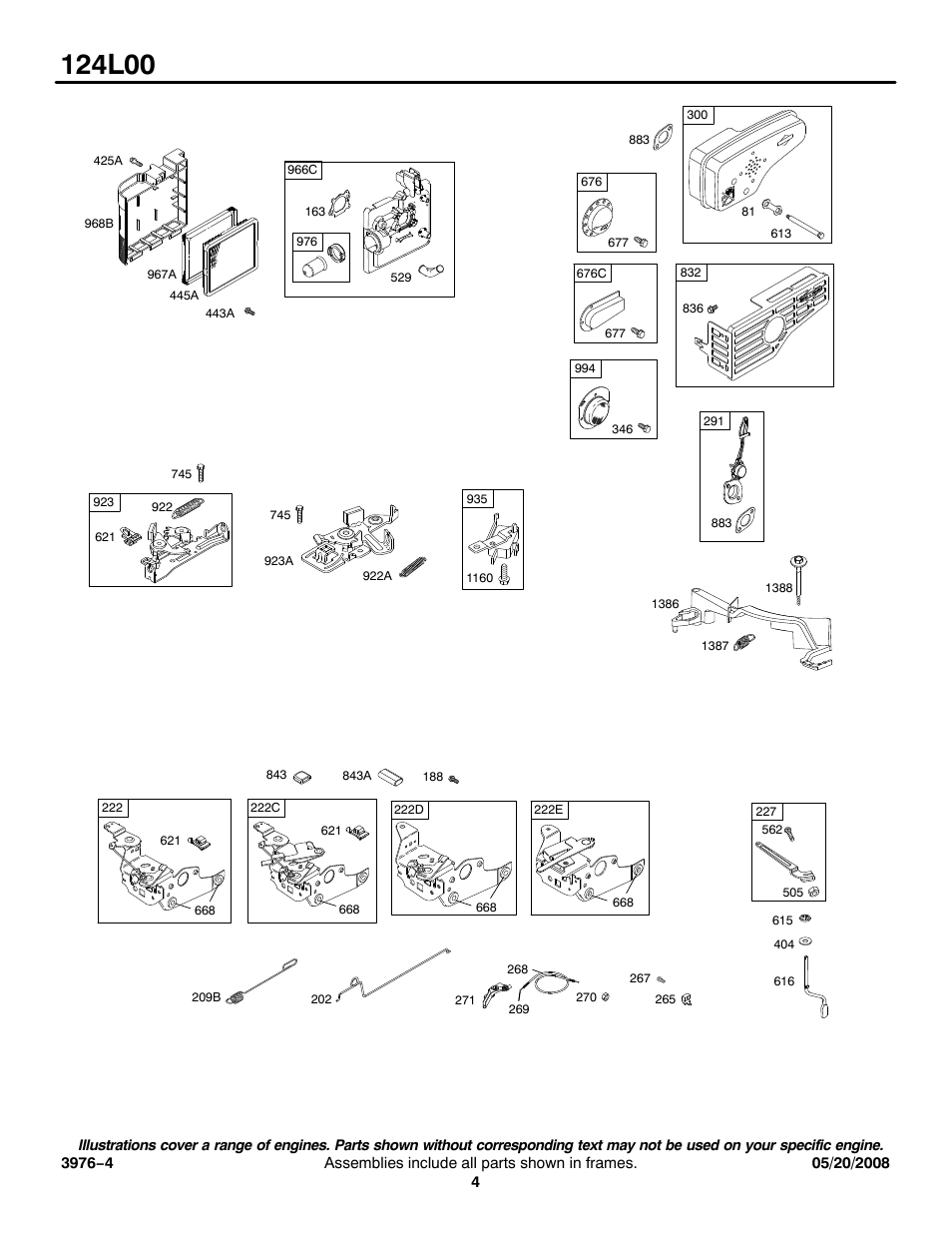 Briggs & Stratton 124L00 User Manual | Page 4 / 10