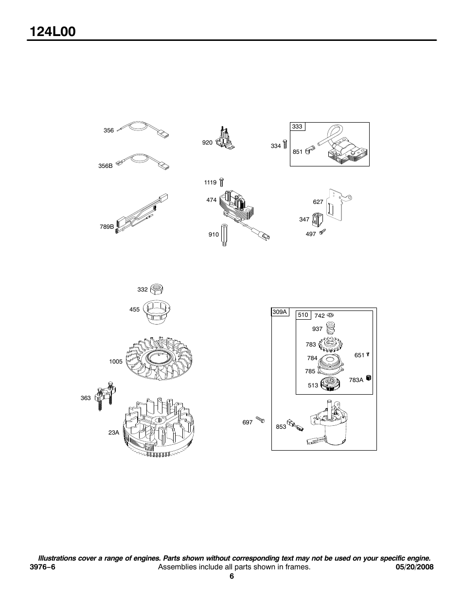 Briggs & Stratton 124L00 User Manual | Page 6 / 10