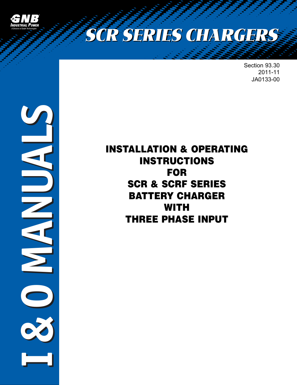 Exide Technologies Section 93.30 User Manual | 68 pages