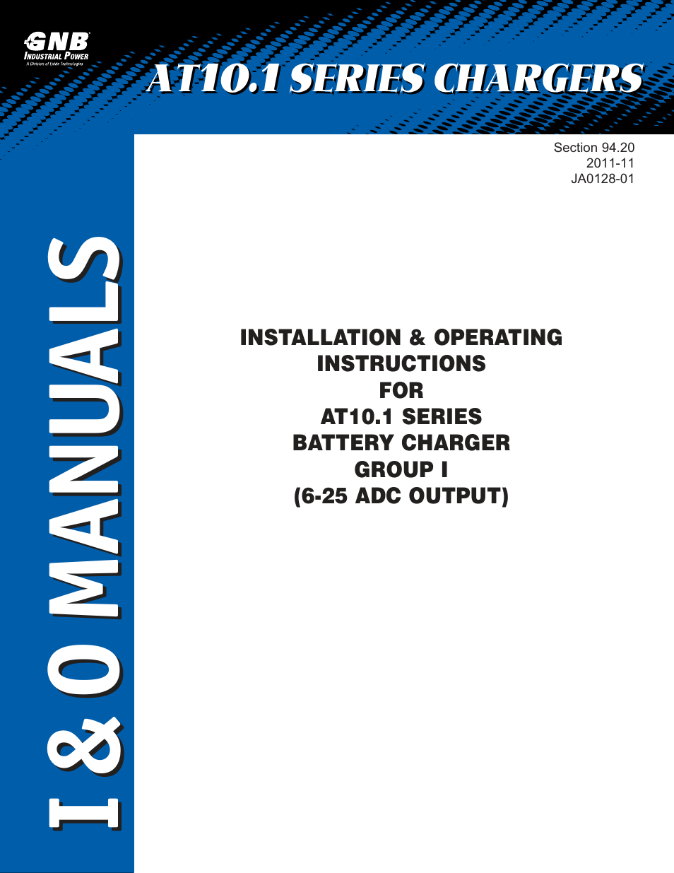 Exide Technologies Section 94.20 User Manual | 100 pages