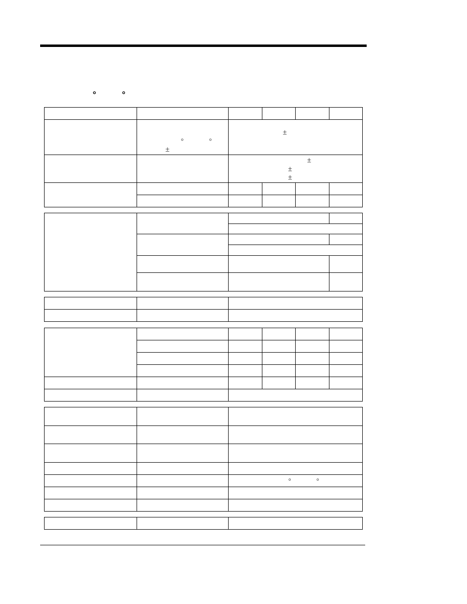 Appendix a, Specifications | Exide Technologies Section 94.20 User Manual | Page 74 / 100