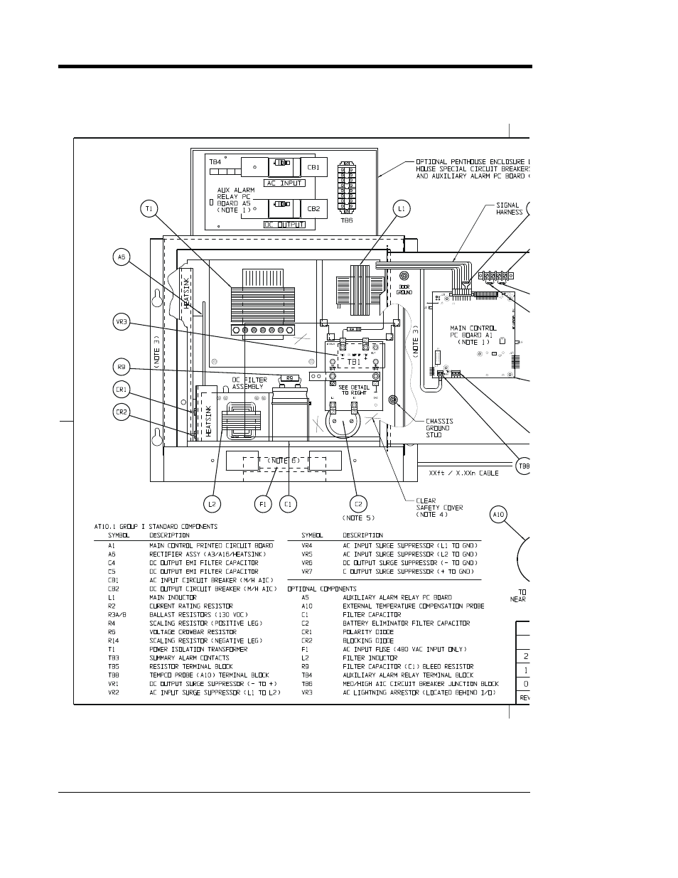 Appendix c (standard drawings) | Exide Technologies Section 94.20 User Manual | Page 80 / 100