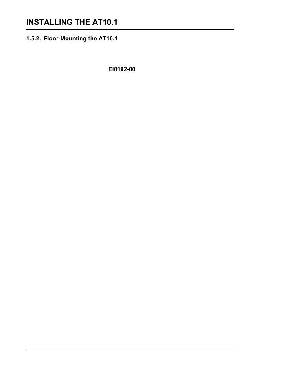 Installing the at10.1 | Exide Technologies Section 94.30 User Manual | Page 10 / 100