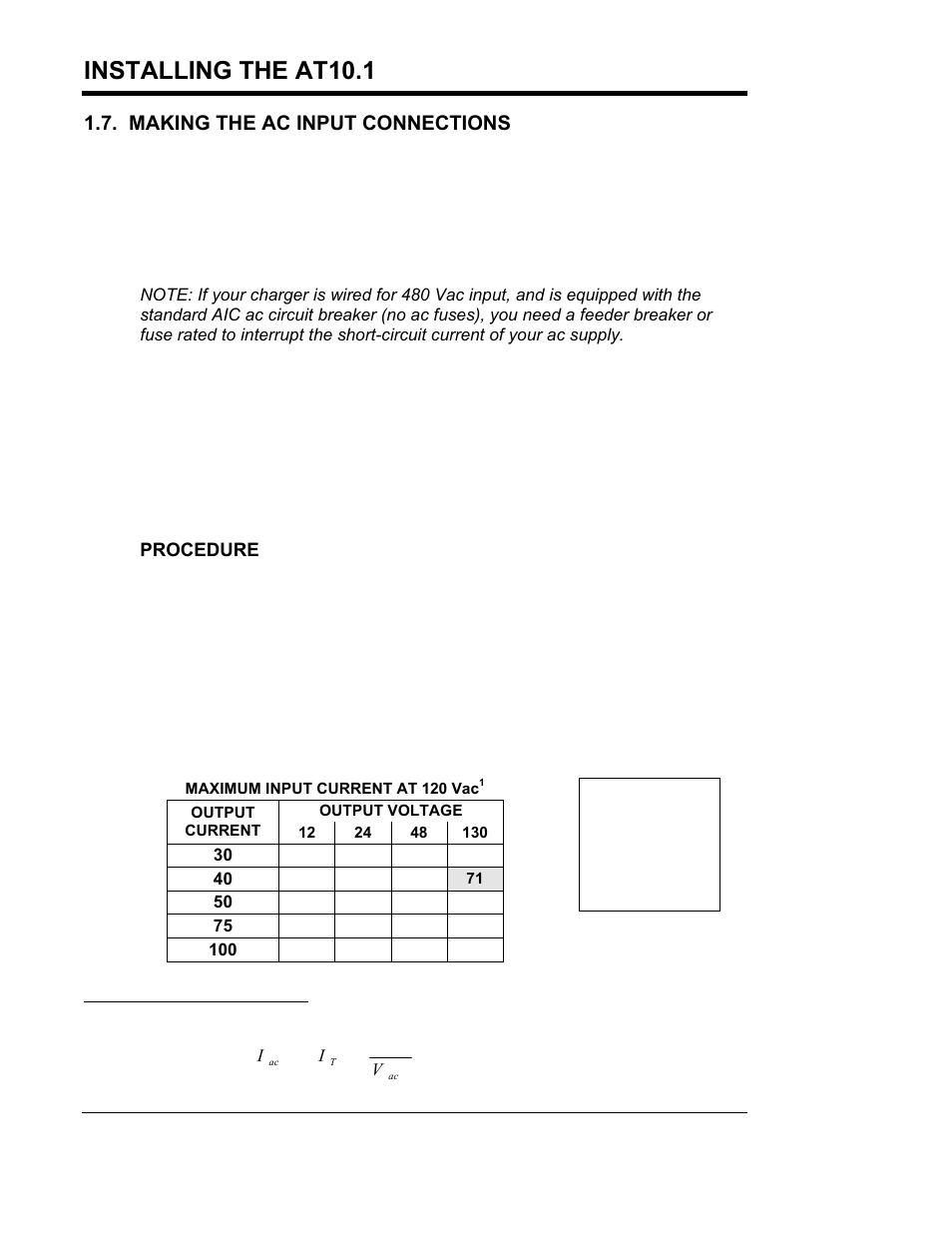 Installing the at10.1 | Exide Technologies Section 94.30 User Manual | Page 16 / 100