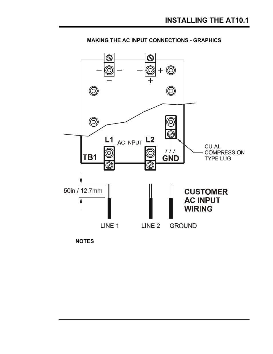 Installing the at10.1 | Exide Technologies Section 94.30 User Manual | Page 17 / 100