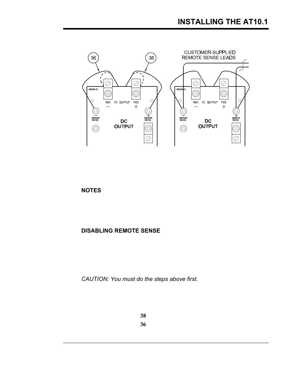 Installing the at10.1 | Exide Technologies Section 94.30 User Manual | Page 21 / 100