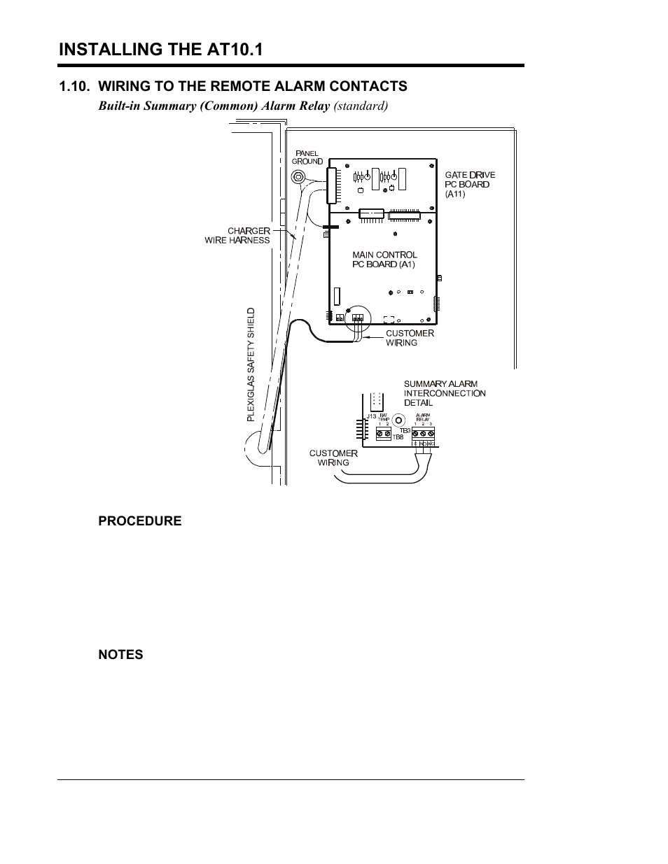 Installing the at10.1 | Exide Technologies Section 94.30 User Manual | Page 22 / 100
