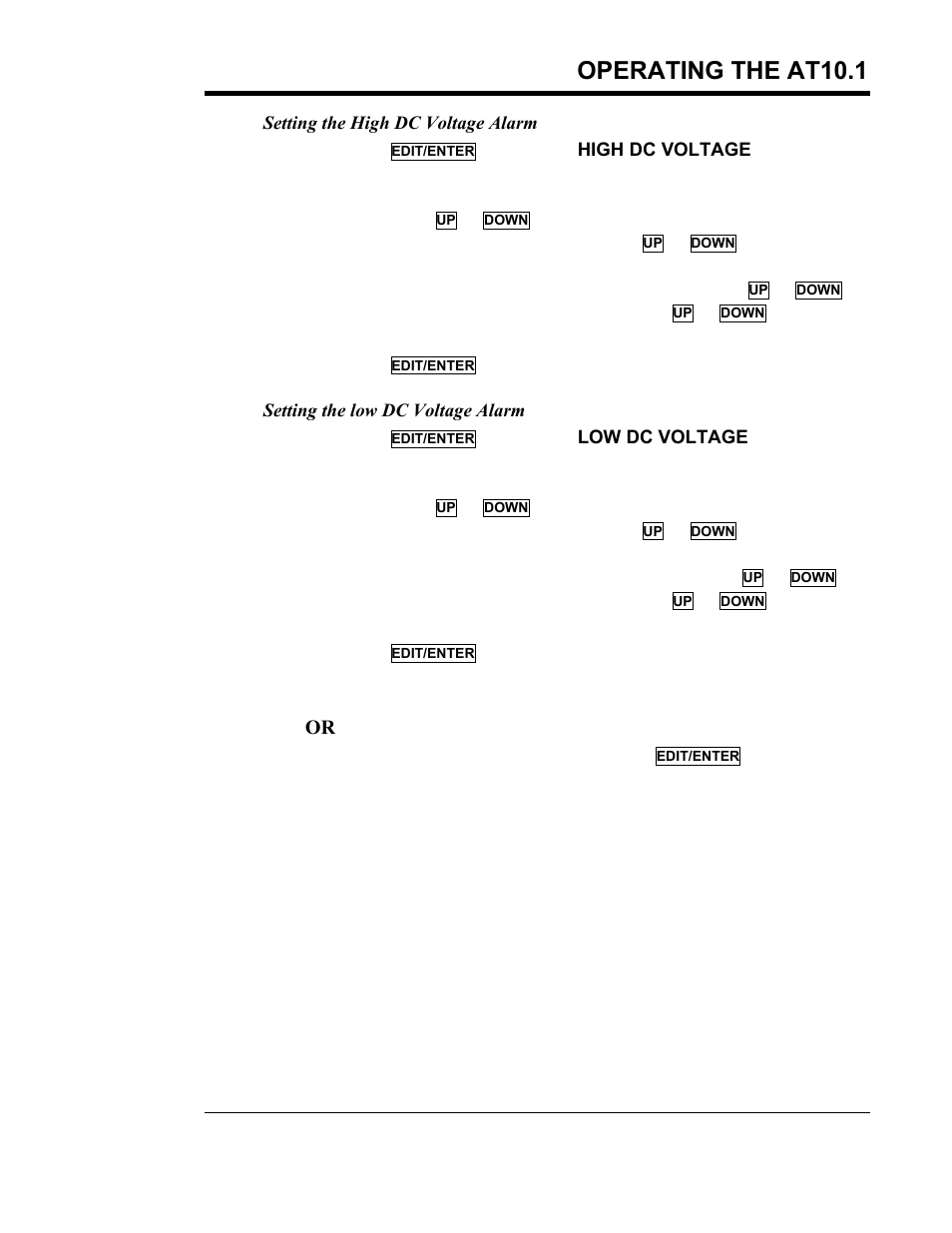 Operating the at10.1 | Exide Technologies Section 94.30 User Manual | Page 37 / 100