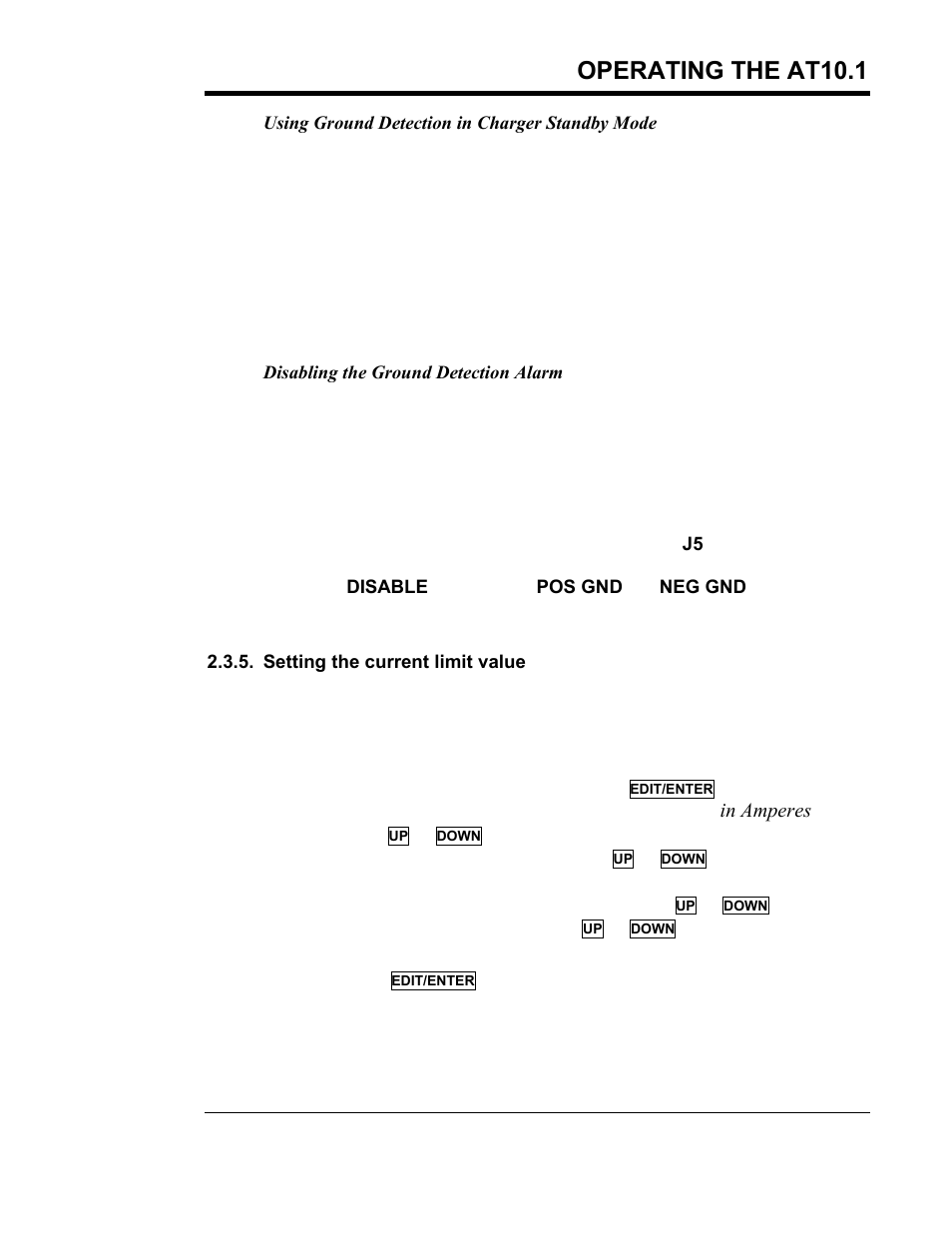 Operating the at10.1 | Exide Technologies Section 94.30 User Manual | Page 39 / 100