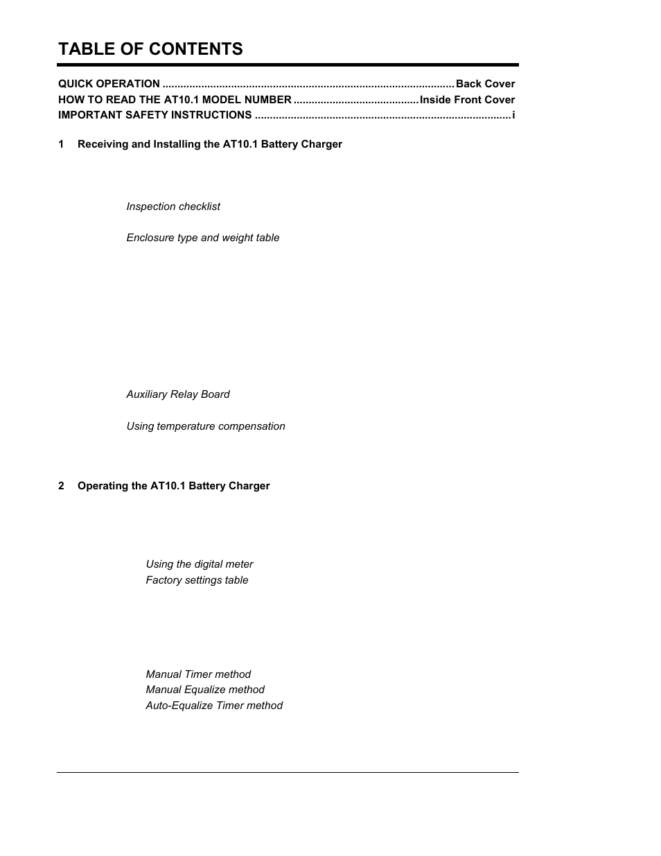 Exide Technologies Section 94.30 User Manual | Page 4 / 100