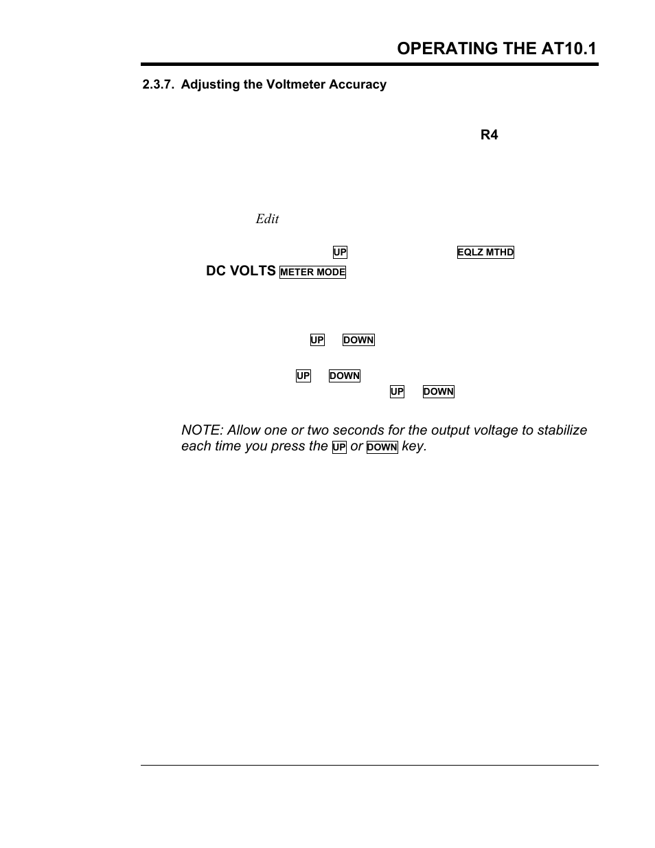 Operating the at10.1 | Exide Technologies Section 94.30 User Manual | Page 41 / 100