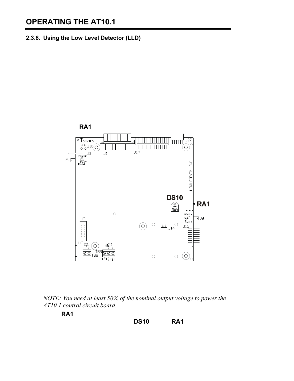 Operating the at10.1 | Exide Technologies Section 94.30 User Manual | Page 42 / 100