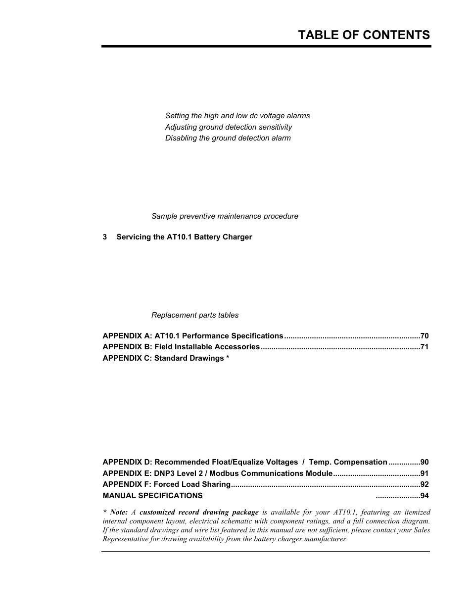 Exide Technologies Section 94.30 User Manual | Page 5 / 100