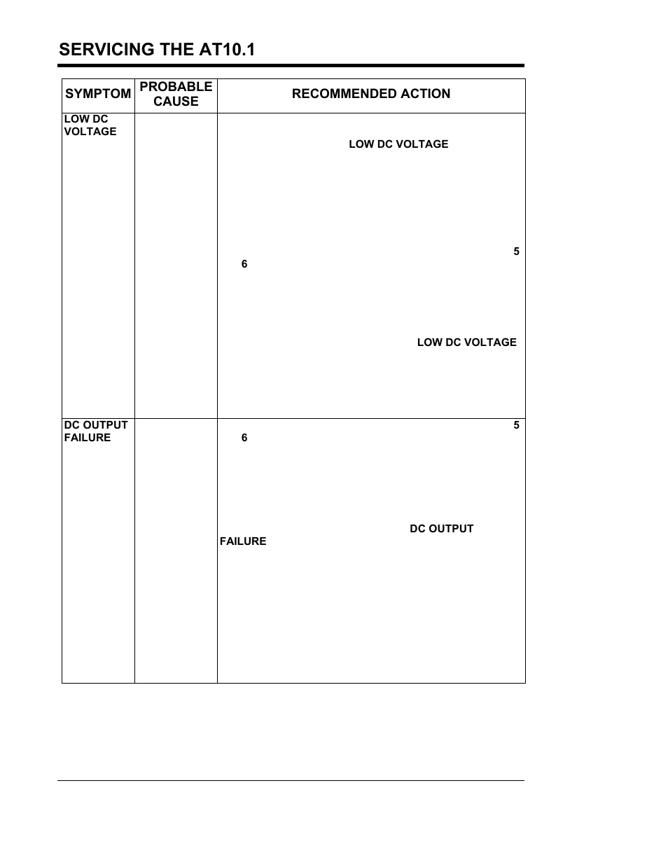 Servicing the at10.1 | Exide Technologies Section 94.30 User Manual | Page 60 / 100