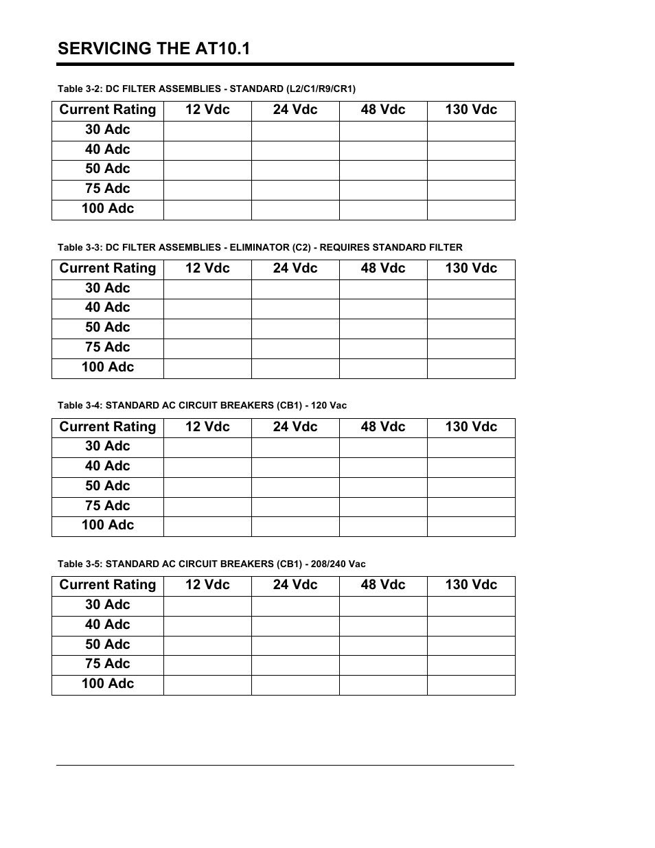 Servicing the at10.1 | Exide Technologies Section 94.30 User Manual | Page 68 / 100