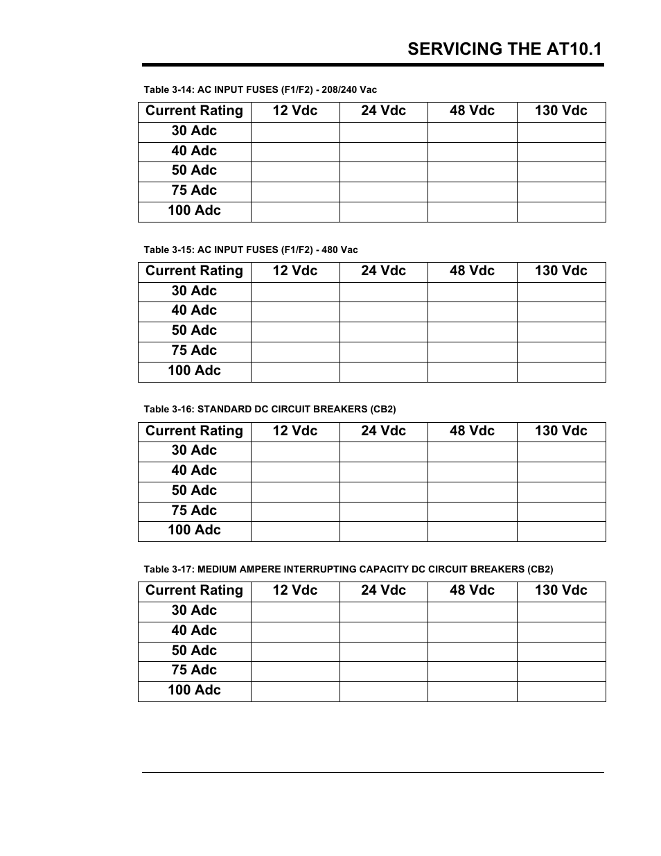 Servicing the at10.1 | Exide Technologies Section 94.30 User Manual | Page 71 / 100