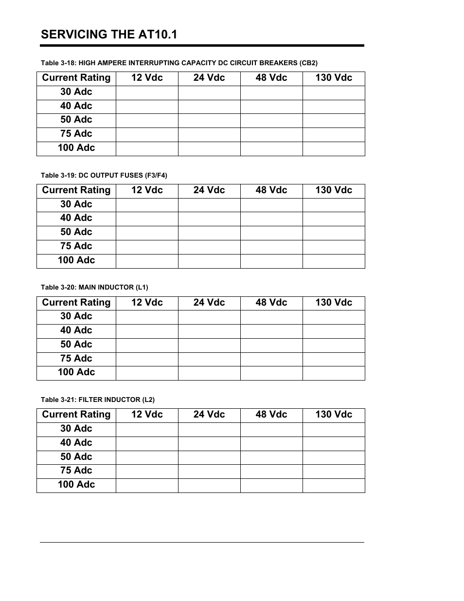 Servicing the at10.1 | Exide Technologies Section 94.30 User Manual | Page 72 / 100