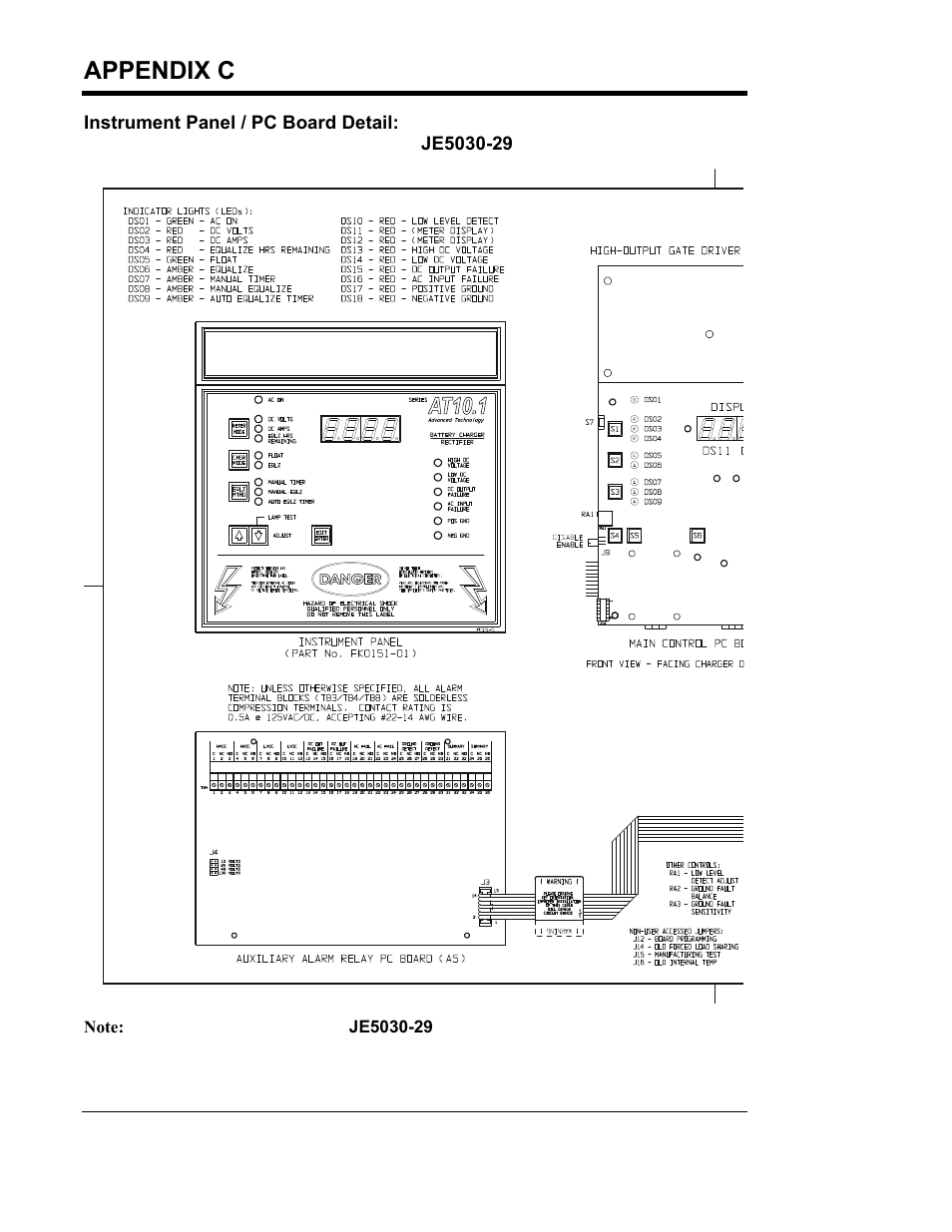 Appendix c (standard drawings) | Exide Technologies Section 94.30 User Manual | Page 84 / 100