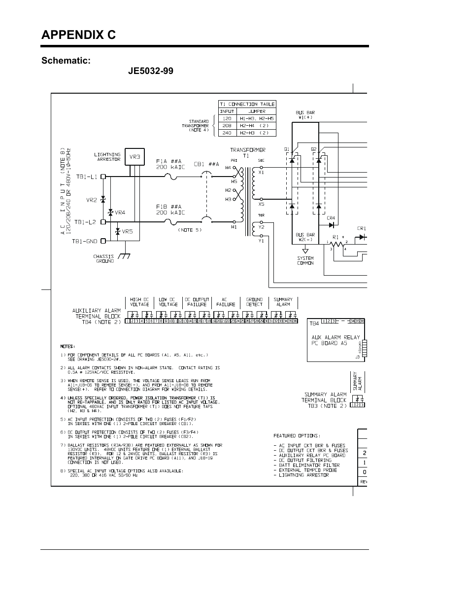 Appendix c (standard drawings) | Exide Technologies Section 94.30 User Manual | Page 88 / 100