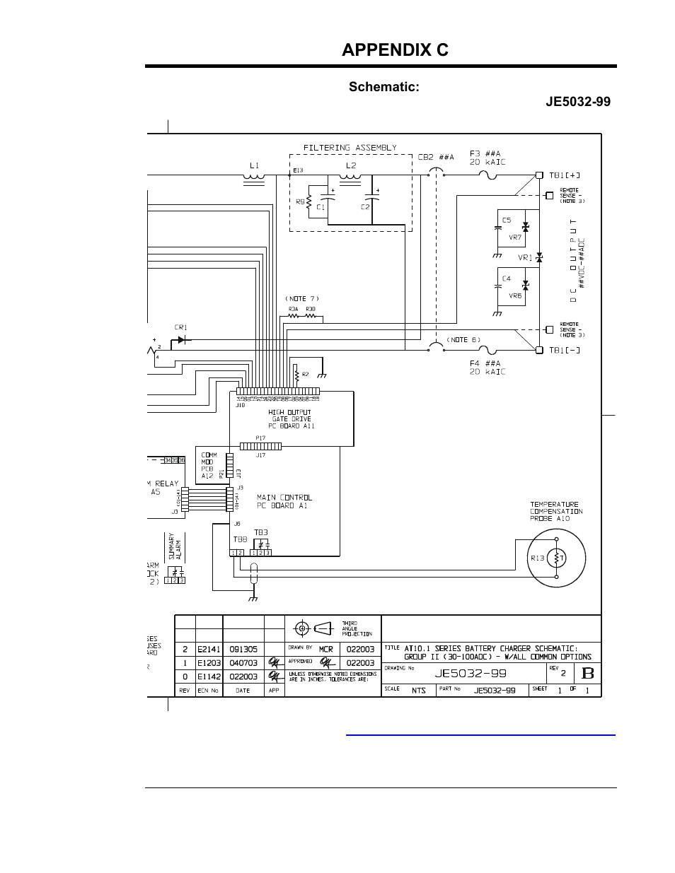 Appendix c (standard drawings) | Exide Technologies Section 94.30 User Manual | Page 89 / 100