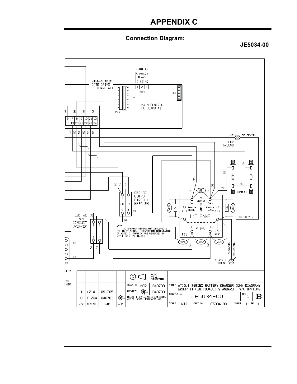 Appendix c (standard drawings) | Exide Technologies Section 94.30 User Manual | Page 91 / 100