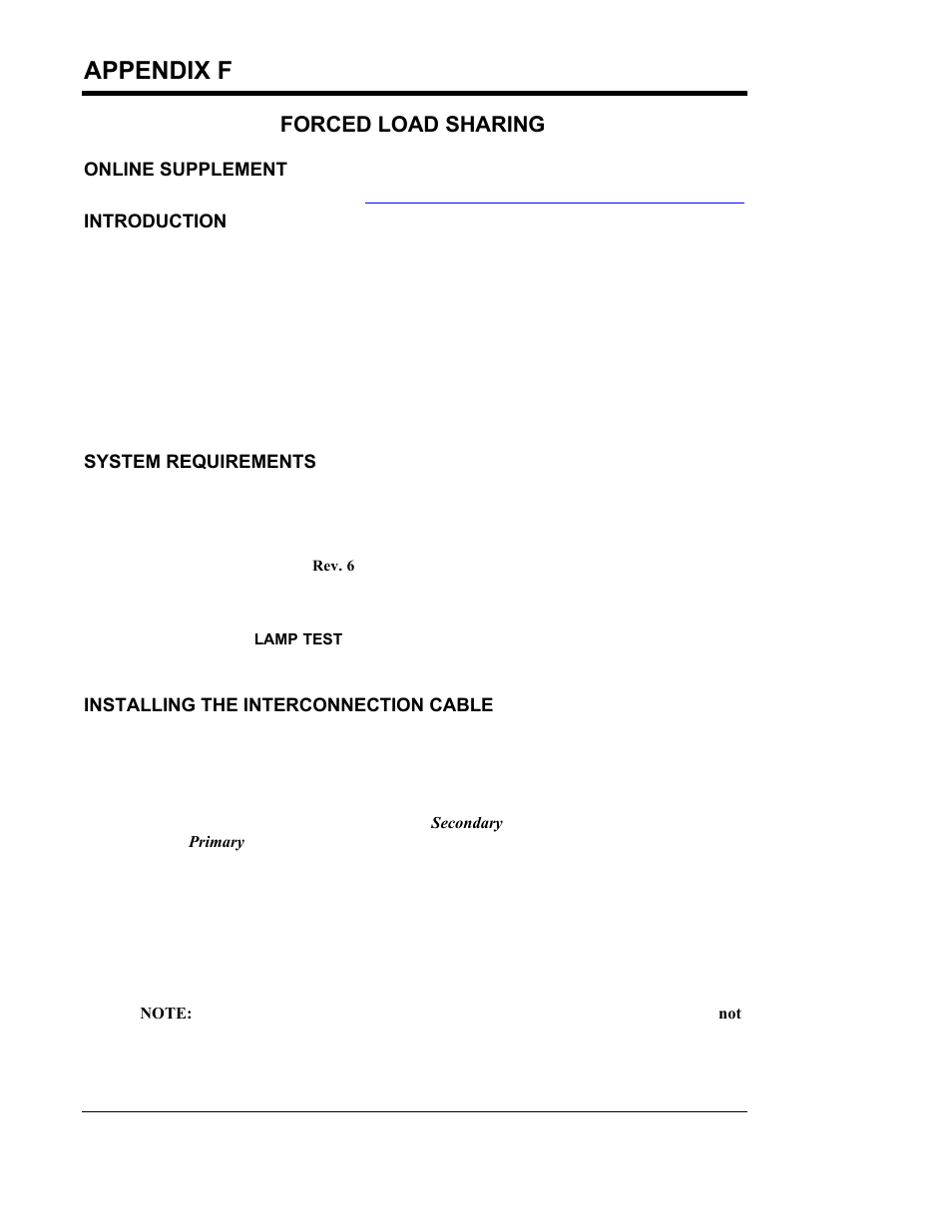 Appendix f, Forced load sharing | Exide Technologies Section 94.30 User Manual | Page 96 / 100