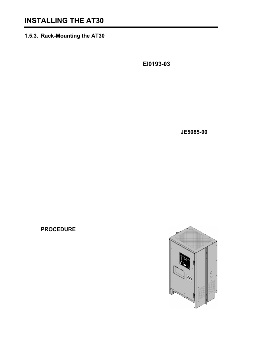 Installing the at30 | Exide Technologies Section 94.40 User Manual | Page 12 / 100