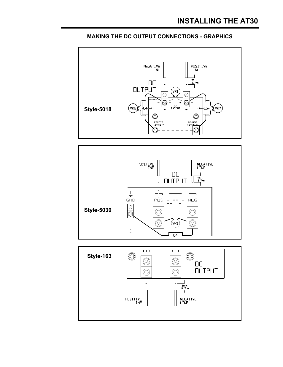 Installing the at30 | Exide Technologies Section 94.40 User Manual | Page 19 / 100