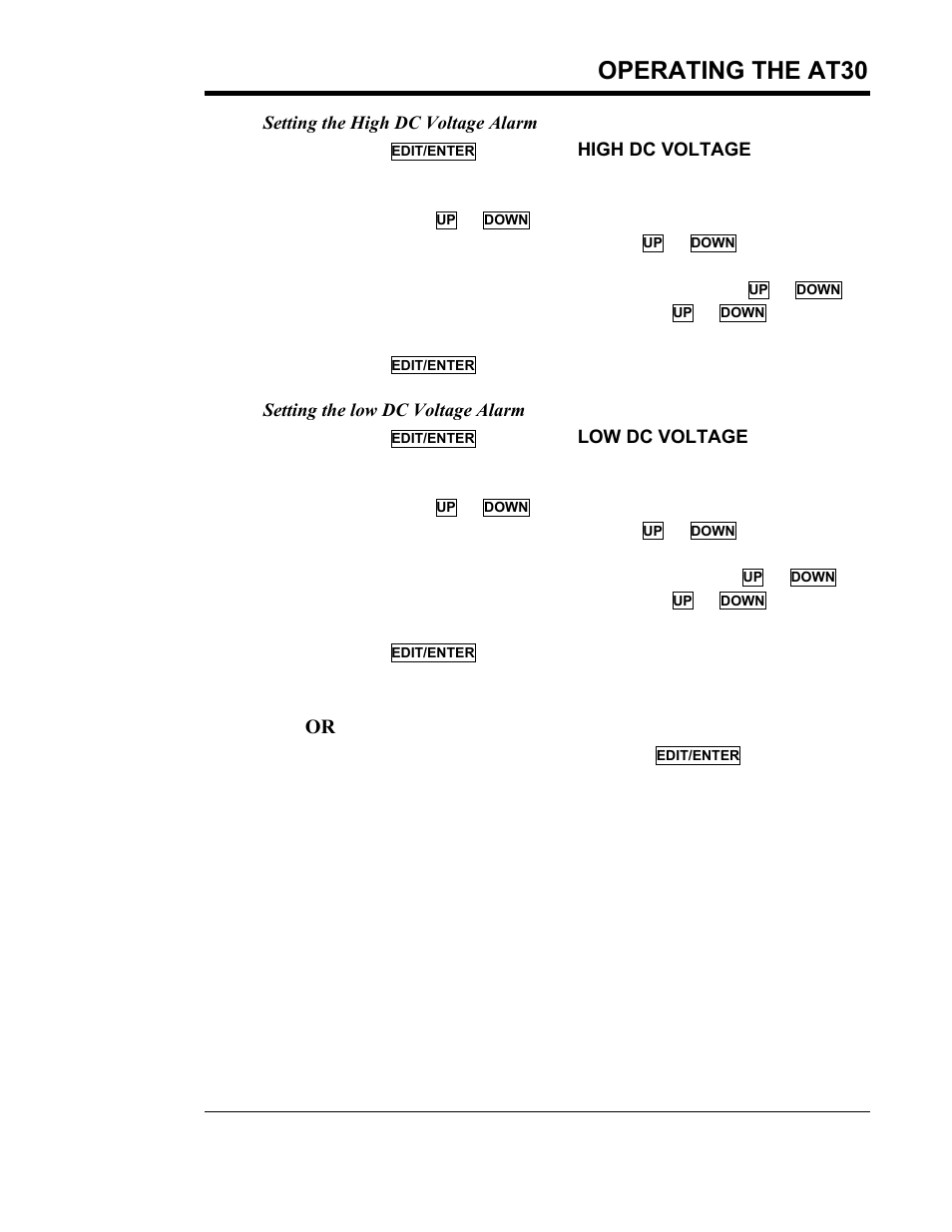 Operating the at30 | Exide Technologies Section 94.40 User Manual | Page 37 / 100