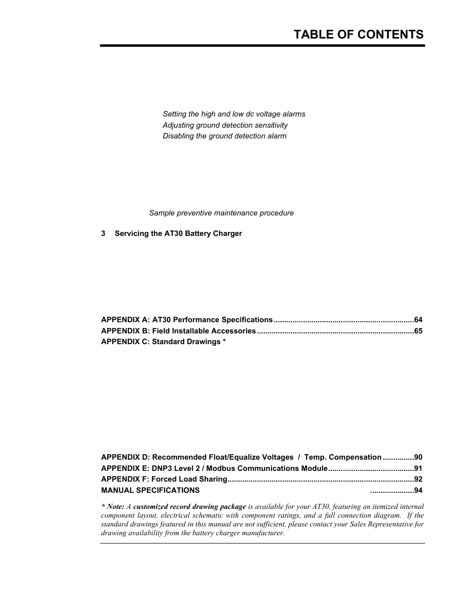 Exide Technologies Section 94.40 User Manual | Page 5 / 100