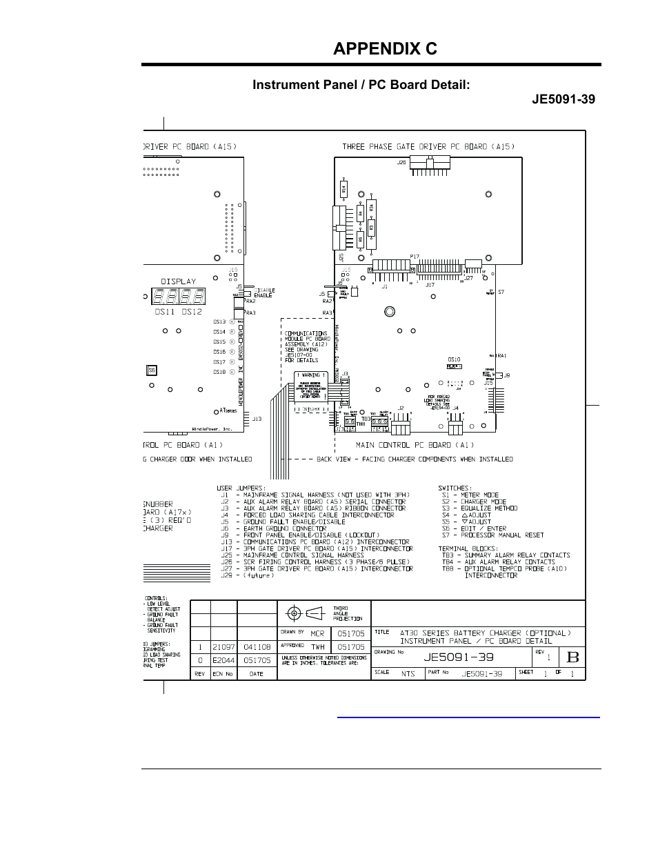 Appendix c (standard drawings) | Exide Technologies Section 94.40 User Manual | Page 83 / 100