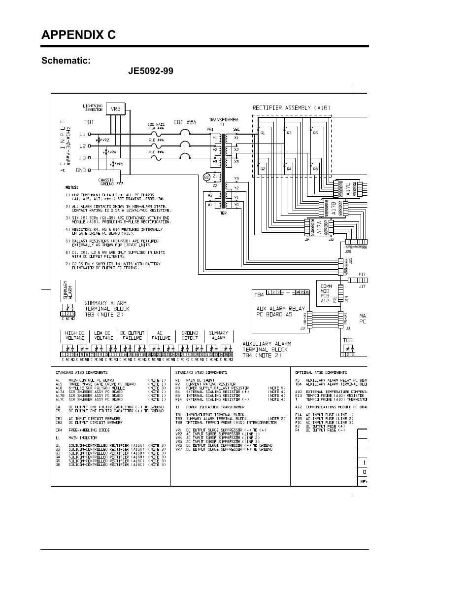 Appendix c (standard drawings) | Exide Technologies Section 94.40 User Manual | Page 86 / 100