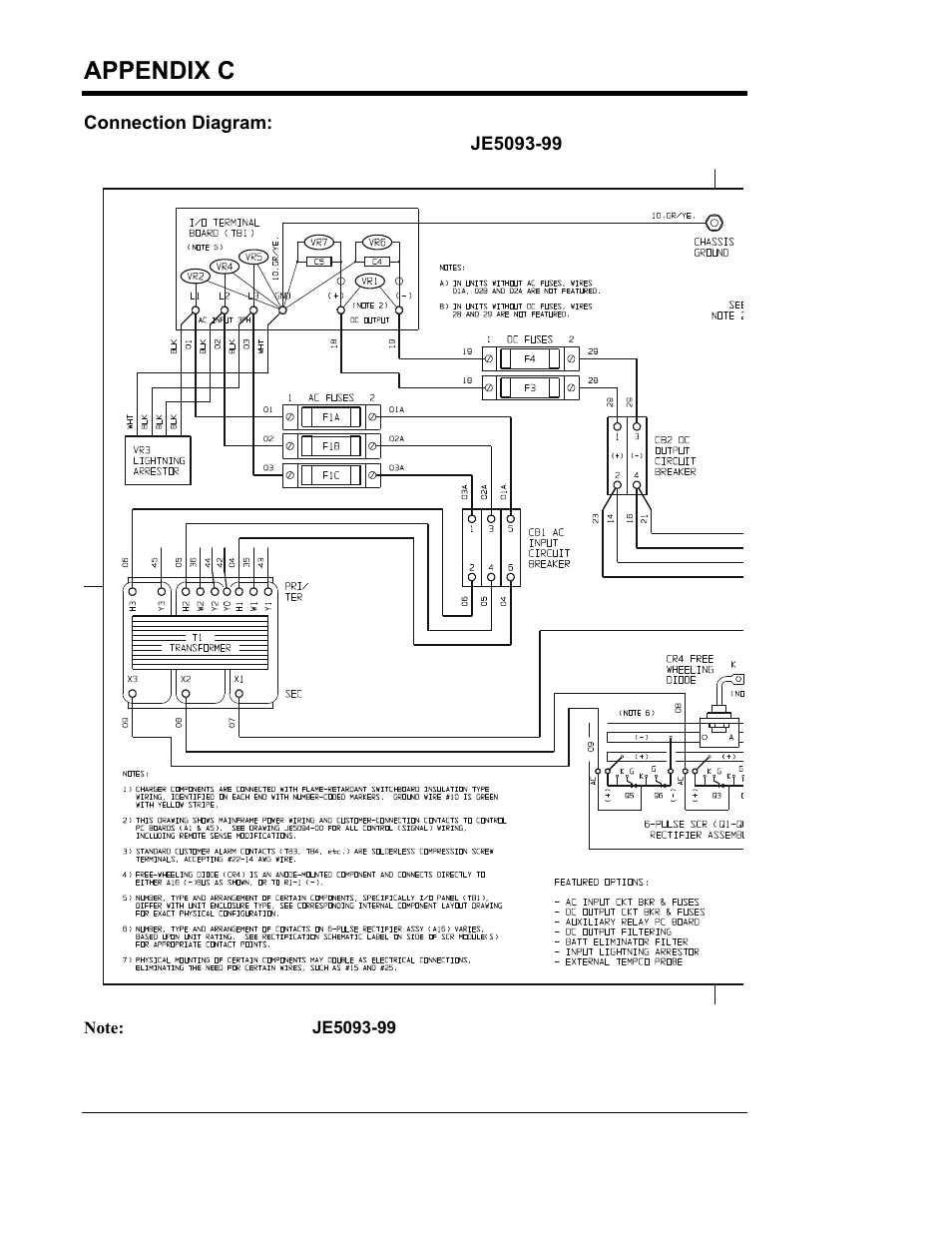 Appendix c (standard drawings) | Exide Technologies Section 94.40 User Manual | Page 88 / 100