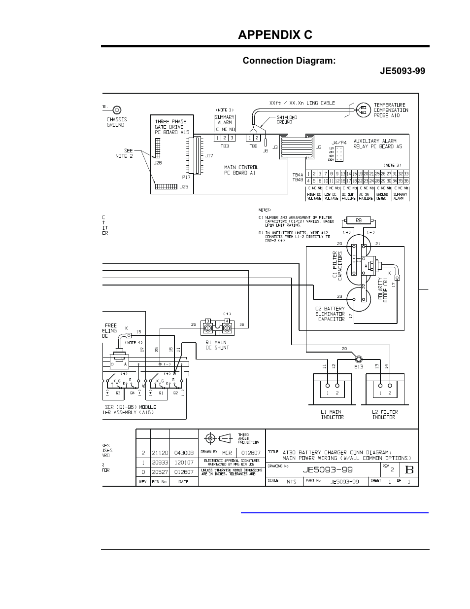 Appendix c (standard drawings) | Exide Technologies Section 94.40 User Manual | Page 89 / 100