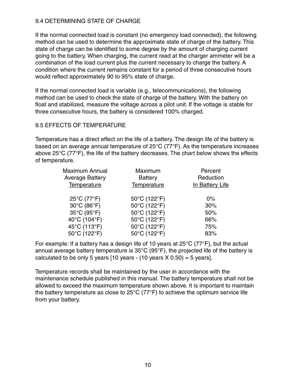 Exide Technologies Section 95.10 User Manual | Page 13 / 18