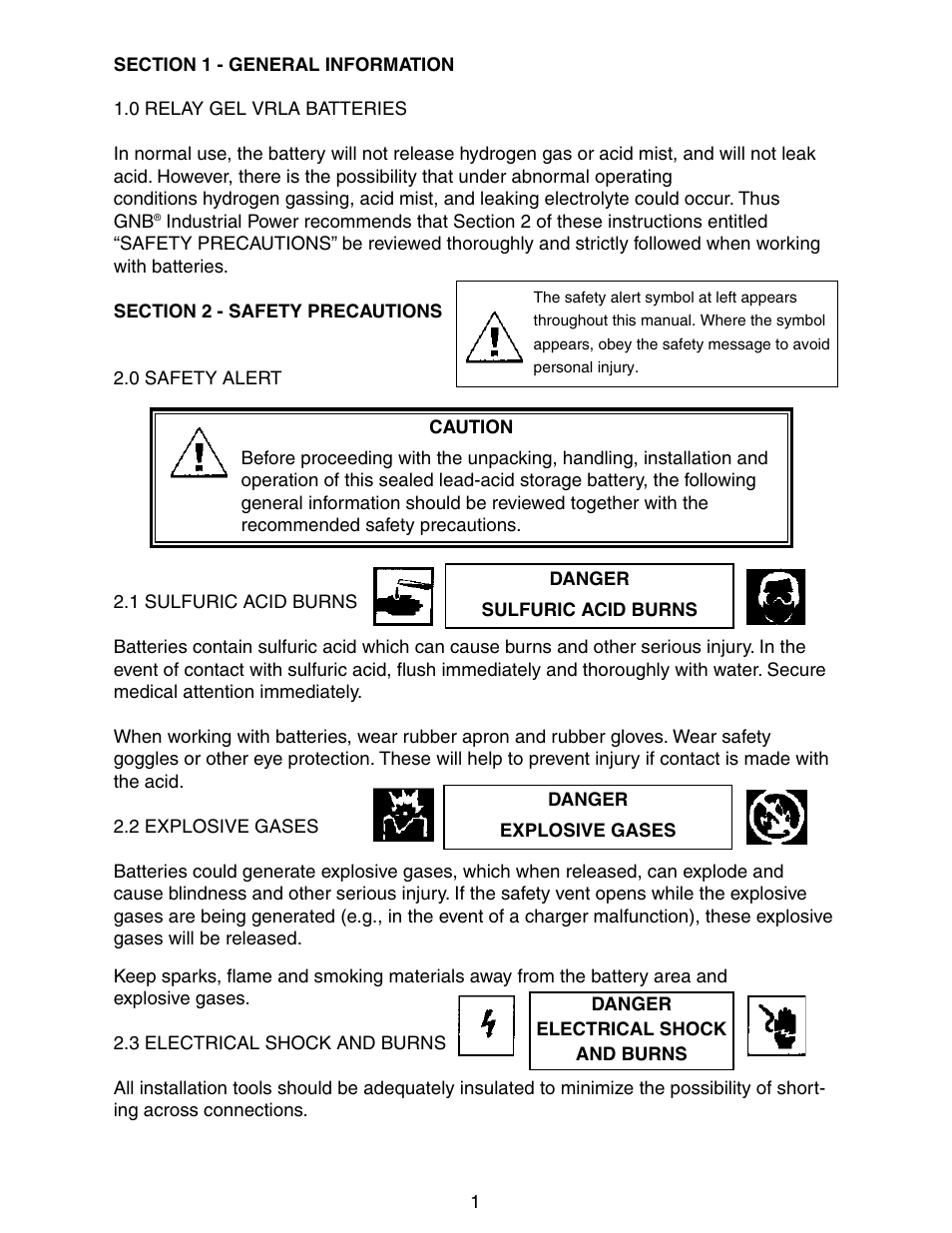 Exide Technologies Section 95.10 User Manual | Page 4 / 18