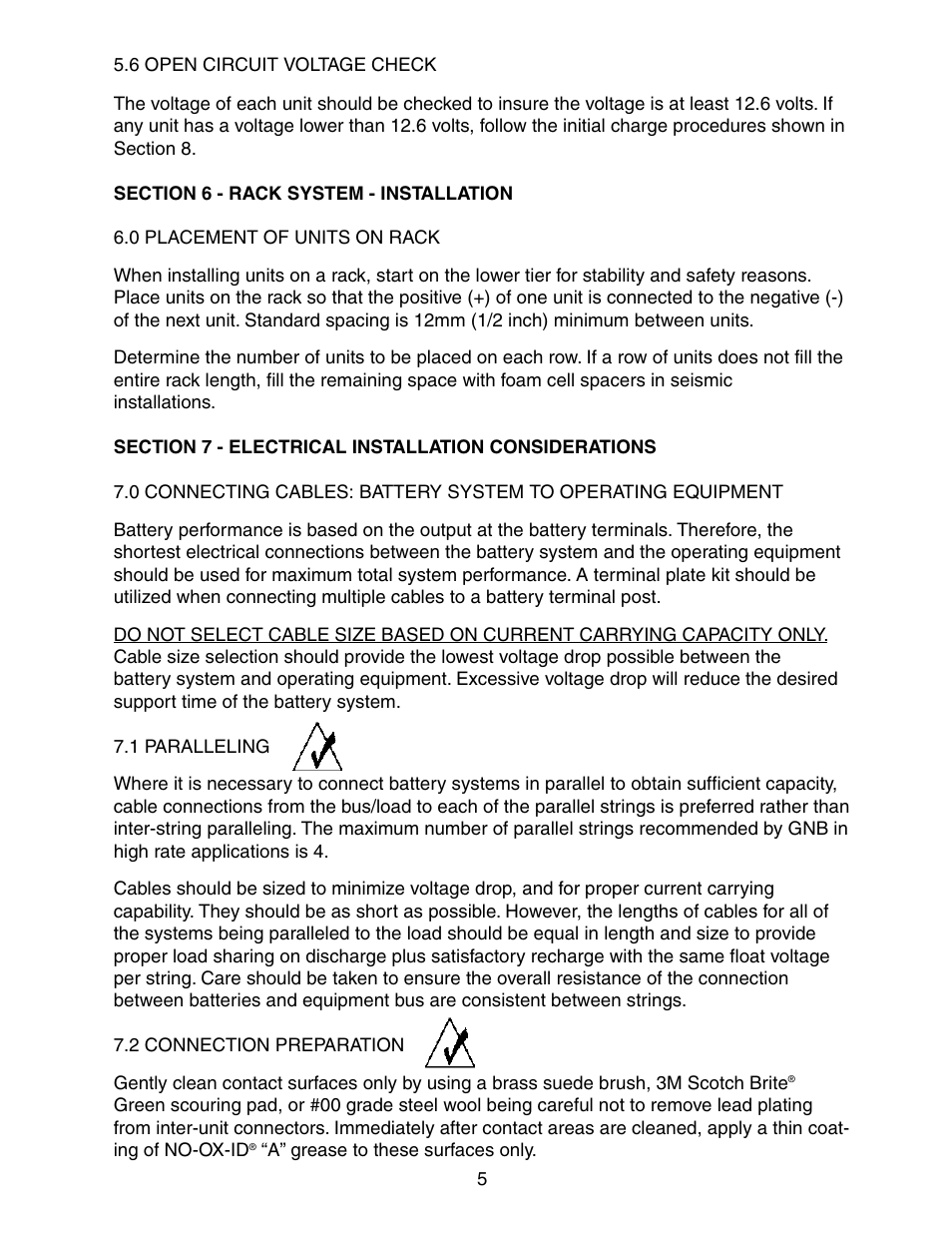 Exide Technologies Section 95.10 User Manual | Page 8 / 18