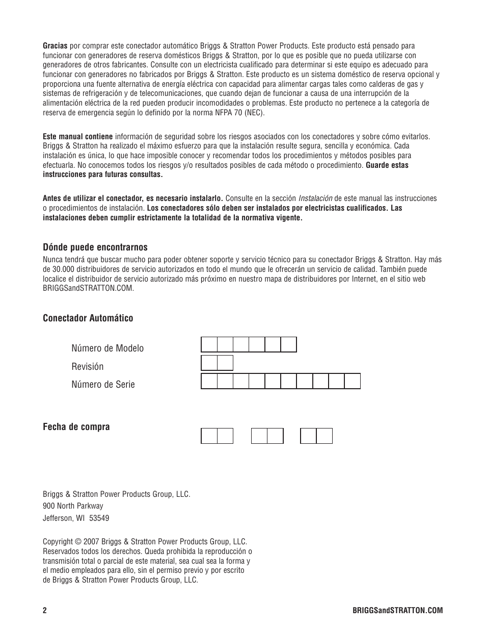 Briggs & Stratton 100 Amp Automatic Transfer Switch User Manual | Page 16 / 40