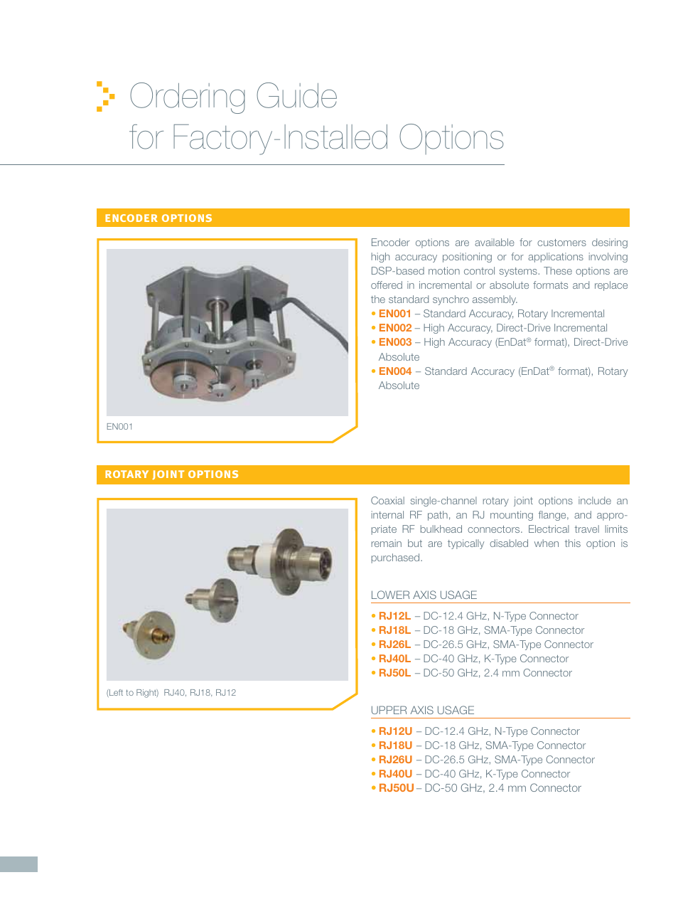 ORBIT FR Performance Series AZ, EL Positioners: Heavy Duty User Manual | 5 pages