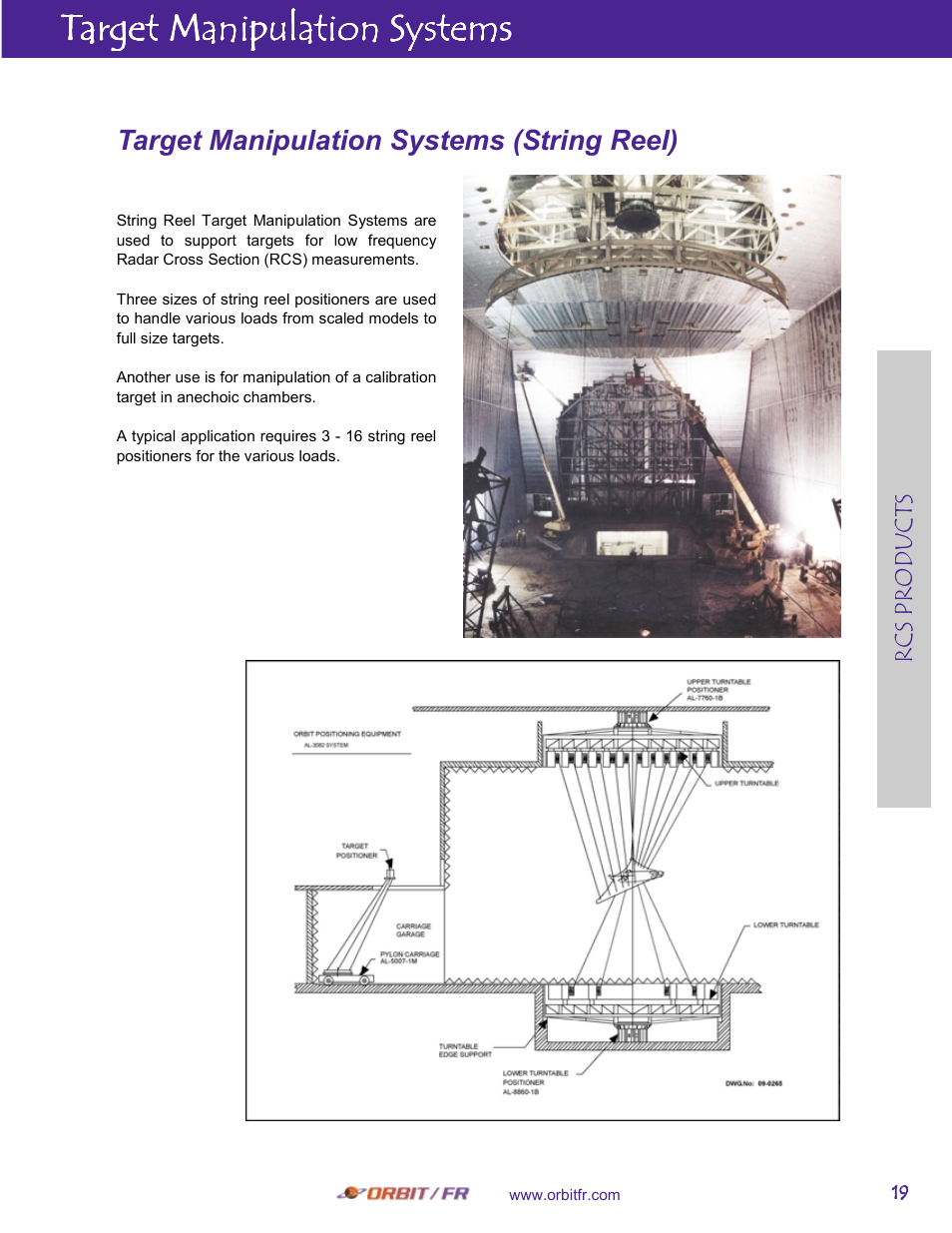 ORBIT FR String Reel Target Manipulation Systems User Manual | 3 pages