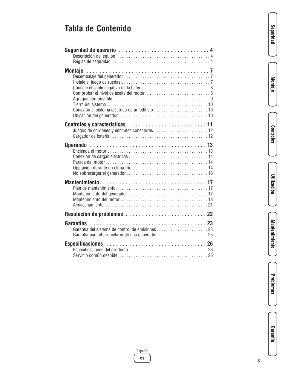 Briggs & Stratton 206405GS User Manual | Page 29 / 52