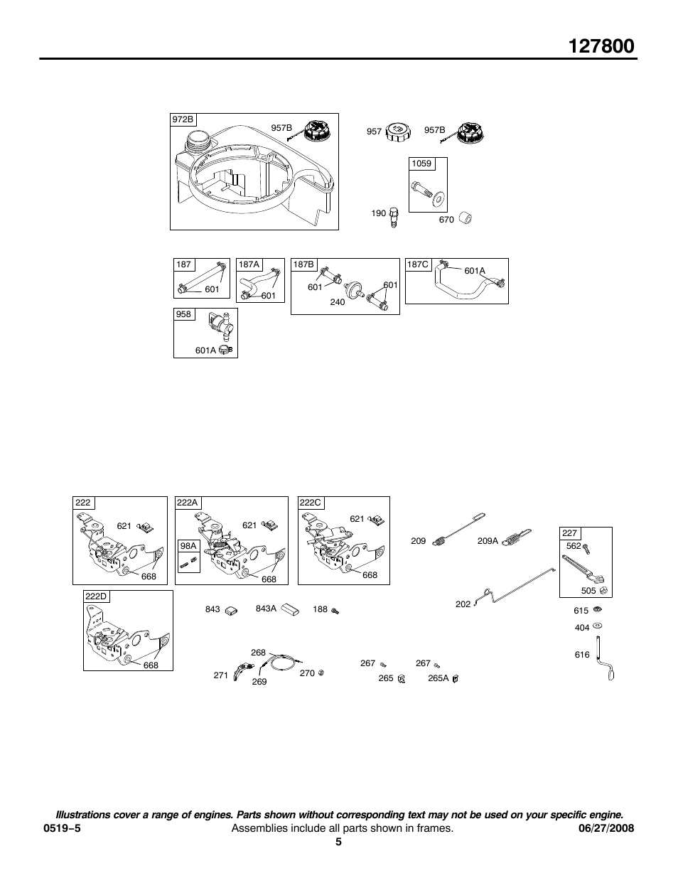 Briggs & Stratton 127800 Series User Manual | Page 5 / 18