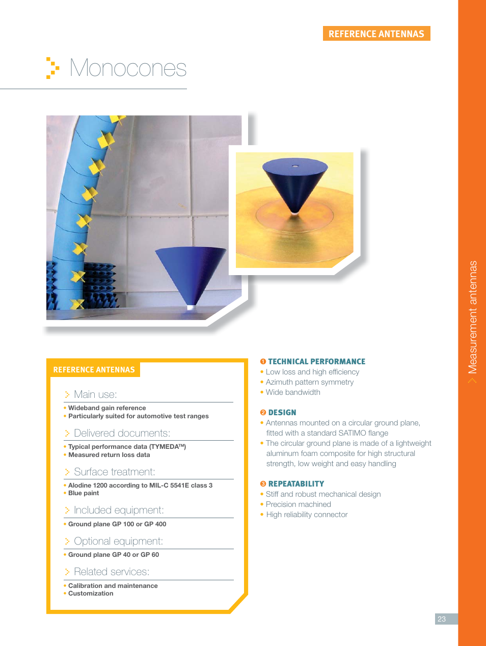 ORBIT FR Monocones User Manual | 3 pages