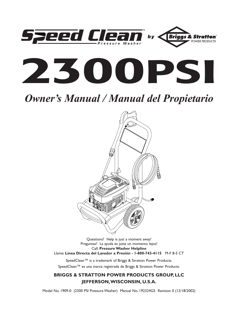 Briggs & Stratton 1909-0 User Manual | 32 pages