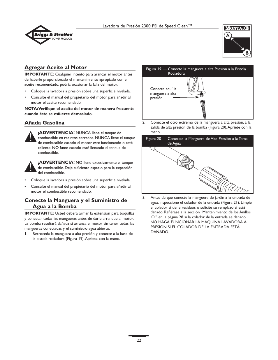 Briggs & Stratton 1909-0 User Manual | Page 22 / 32